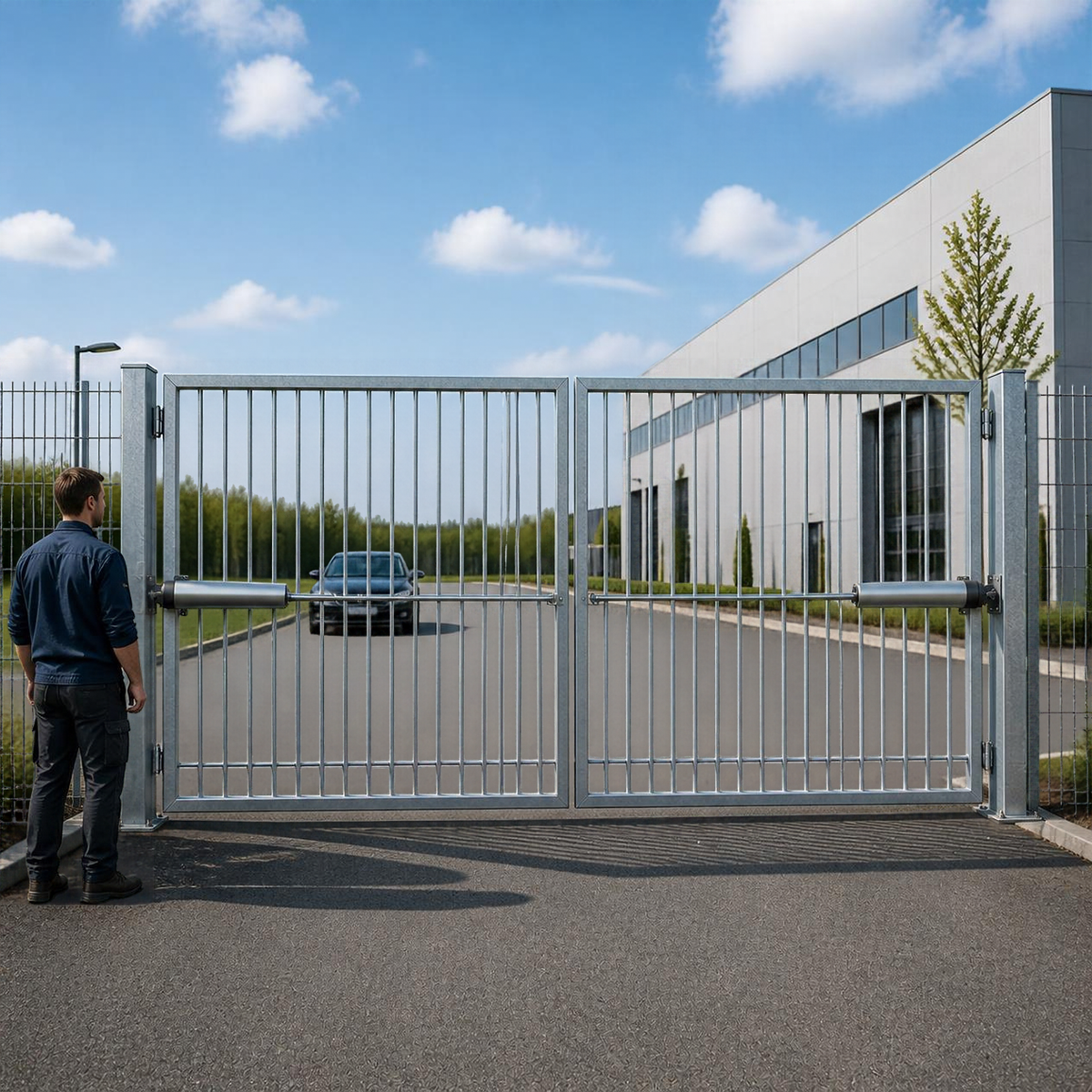 TWO LEAF SWING GATE
